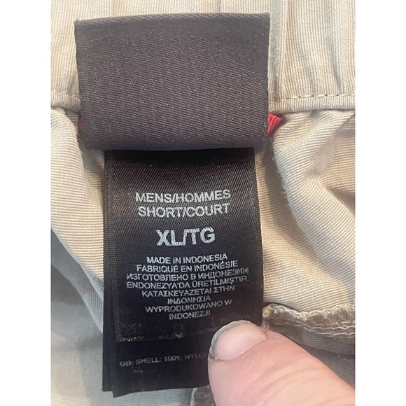 Mens The North Face Convertible Pants Zip Off Hiking Tan Khaki XL - Picture 10 of 11